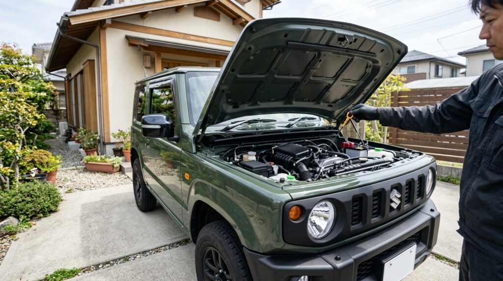 ジムニー jb64 エンジンオイル 交換